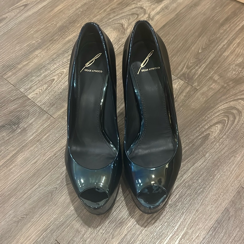 Brian Atwood Iridescent Triple Platform